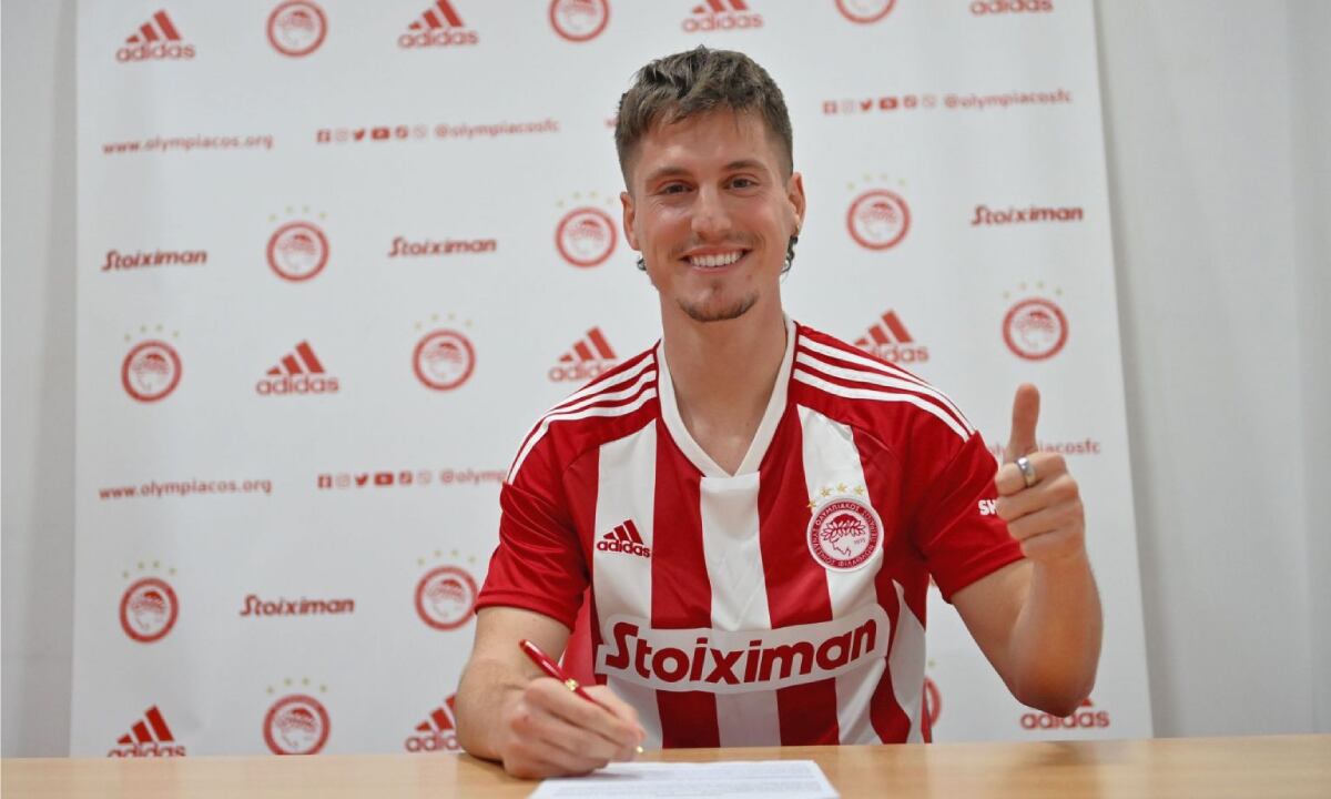 Sergi Canós, nuevo jugador del Olympiacos. Foto: Olympiacos