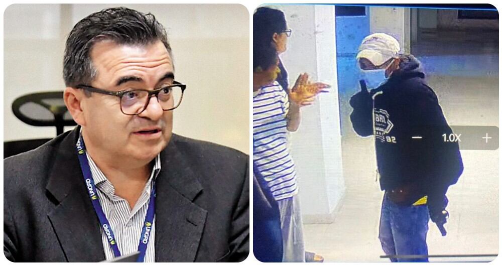 En cámaras de seguridad quedaron registrados los hombres que intentaron ingresar a la vivienda del abogado.