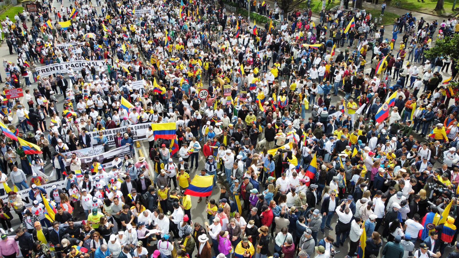 Marcha por la vida en Bogotá