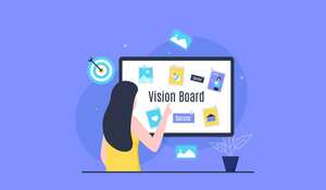 Un vision board puede ayudar a perfilar las metas que se quieren logran en el 2024