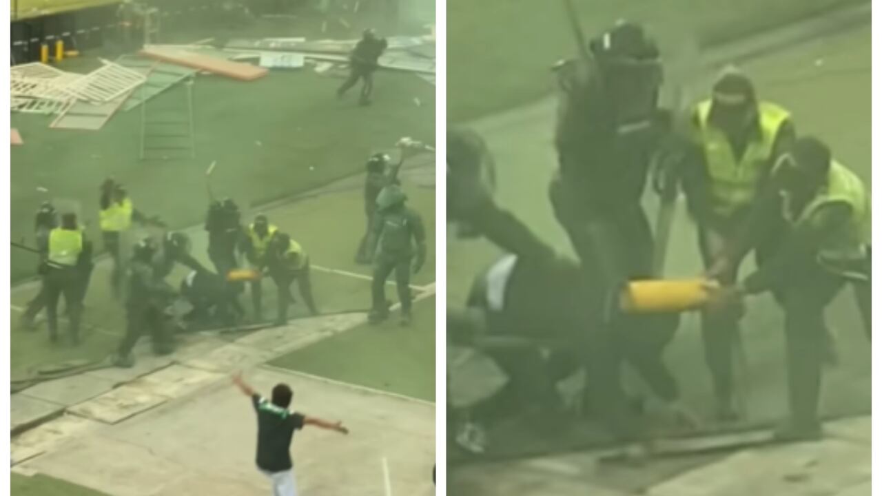 Hincha de Nacional fue detenido y golpeado con un extintor en la cabeza