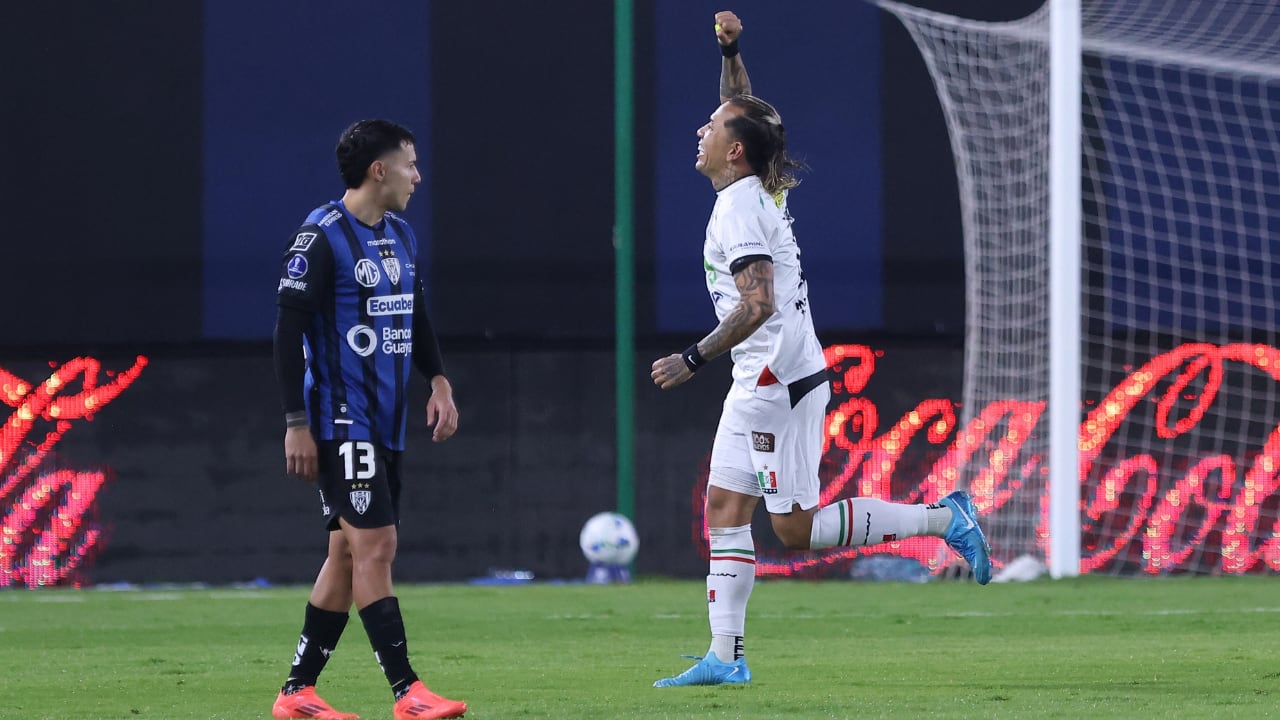 Once Caldas lleva la ventaja de dos goles ante Independiente del Valle en los cuartos de Copa Sudamericana.