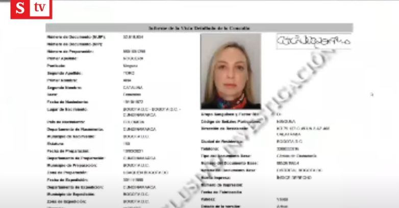 Fiscalía presenta pruebas contra Ana Catalina Noguera.