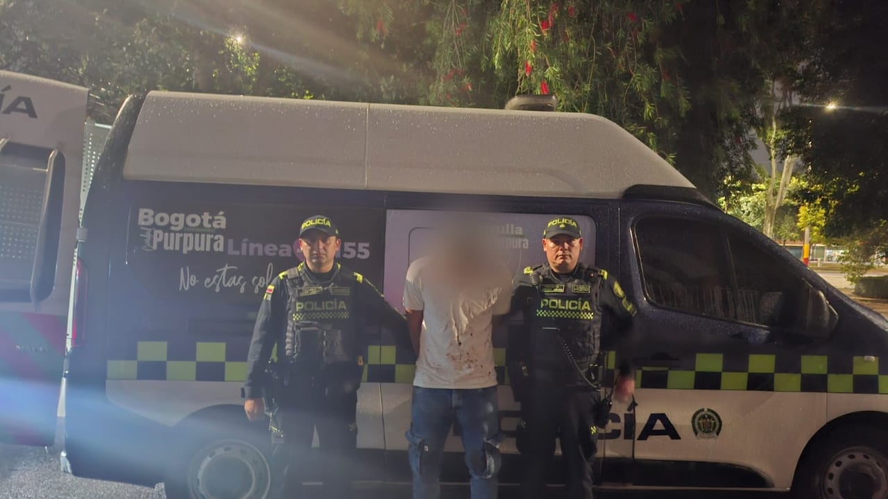 Captura del individuo por parte de la Policía Nacional.