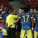 Darío Herrera, árbitro Colombia Vs. Paraguay