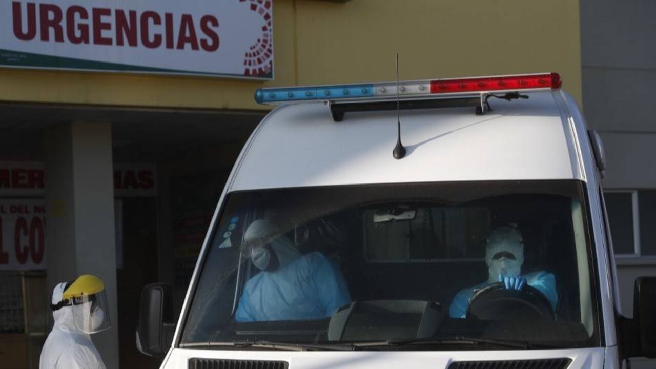 Trabajadores de la salud en Bolivia.