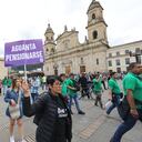 Marcha 1 de mayo día del trabajo, a favor del Presidente Gustavo Petro
Plaza de Bolívar