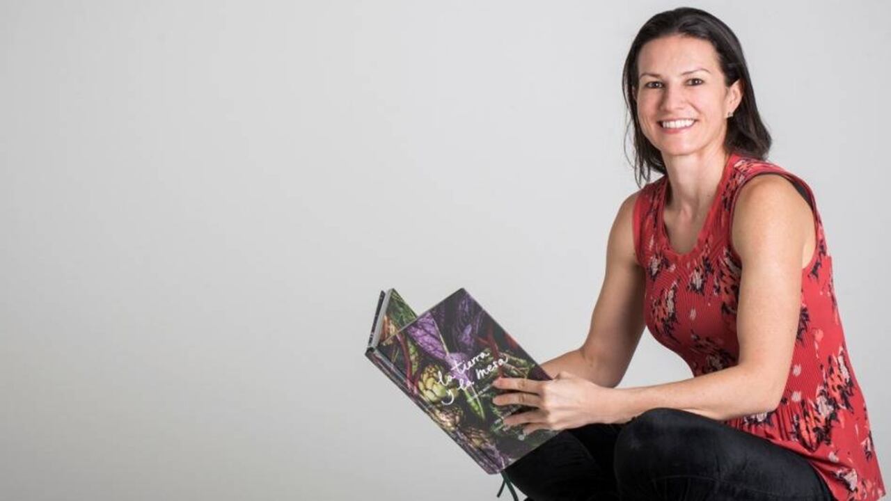 Ana María Calle, autora del libro La tierra y la mesa. Foto: archivo particular
