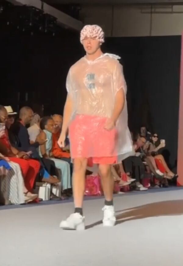 Creador de contenido en Semana de la Moda de Nueva York