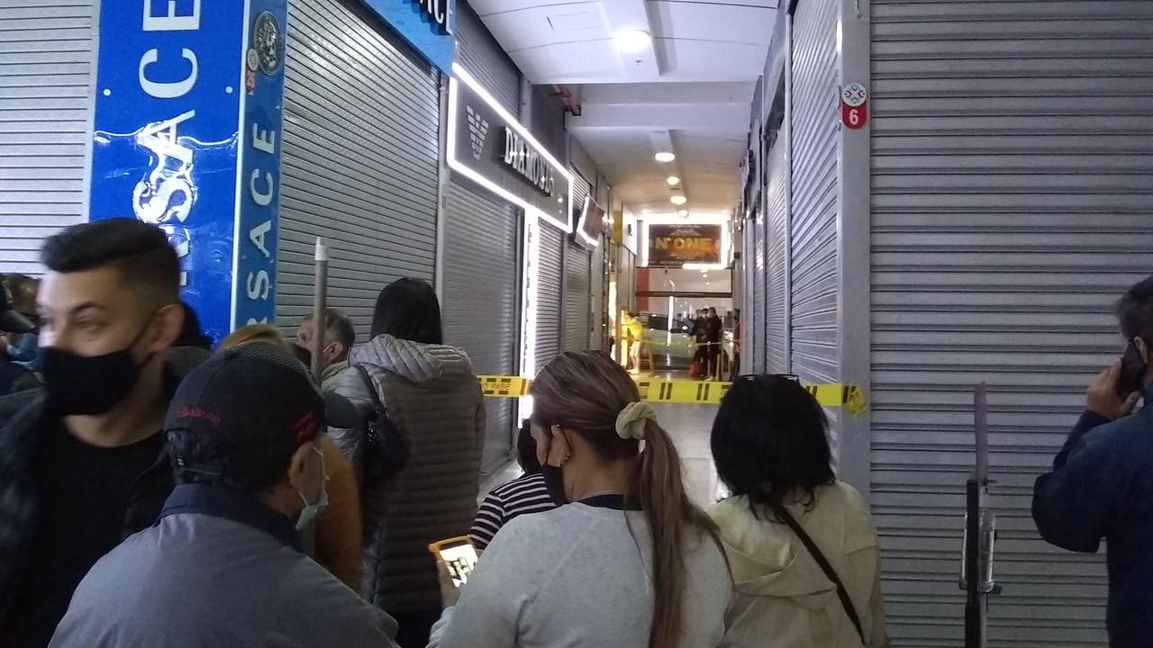 Nueva balacera en el centro de Bogotá, esta vez dentro del centro comercial San José