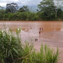 Este afluente registra gran cantidad de lodo.