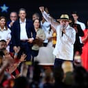 El presidente de Brasil, Luiz Inácio Lula da Silva, interviene durante la convención nacional del Partido de los Trabajadores (PT) en São Paulo.