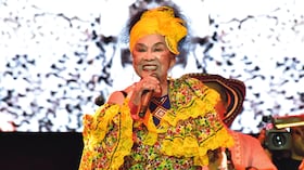 Así fue el homenaje a la fallecida artista colombiana.