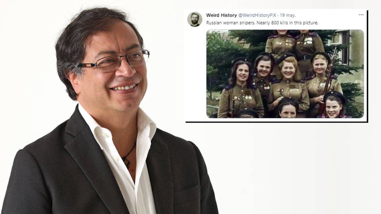 ¿Quiénes son las francotiradoras rusas a las que Gustavo Petro dio “Me gusta” en Twitter?