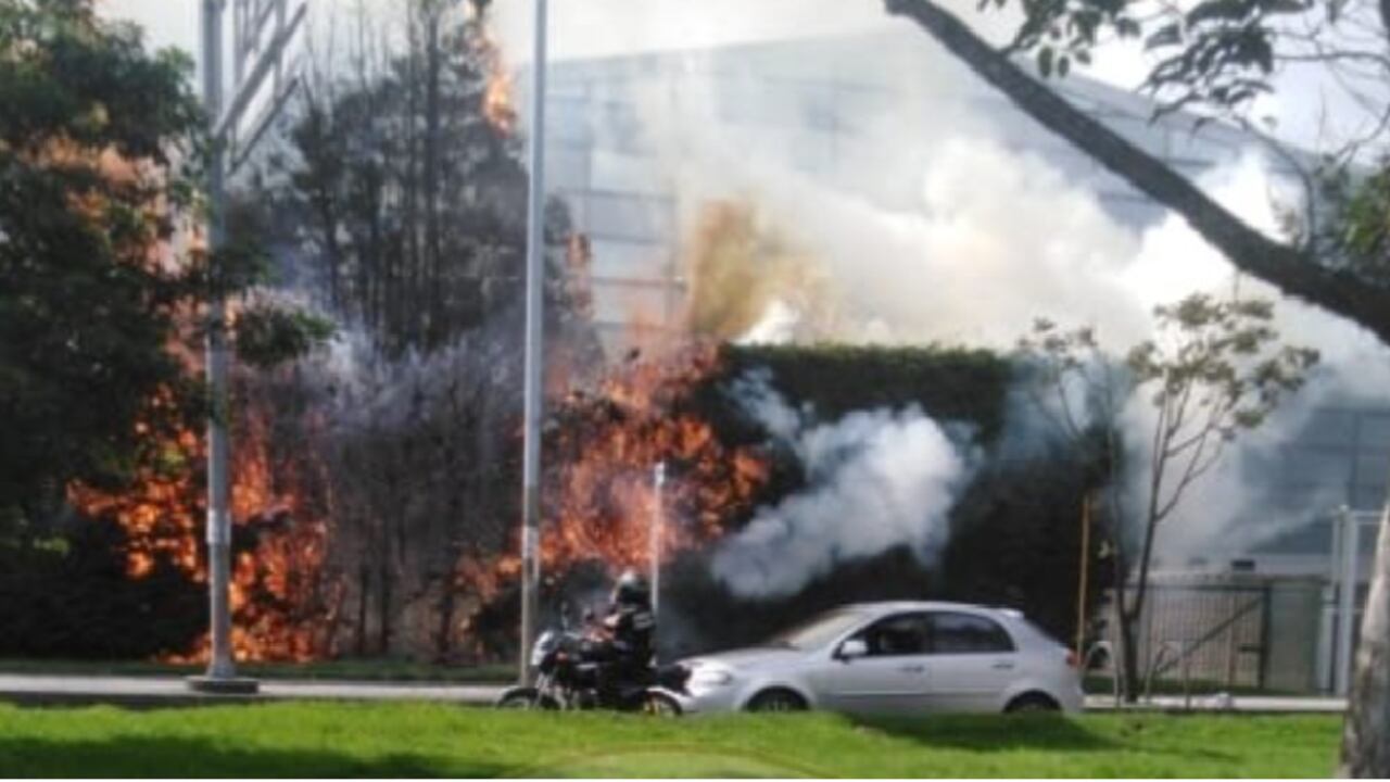 Incendio en Bogotá.