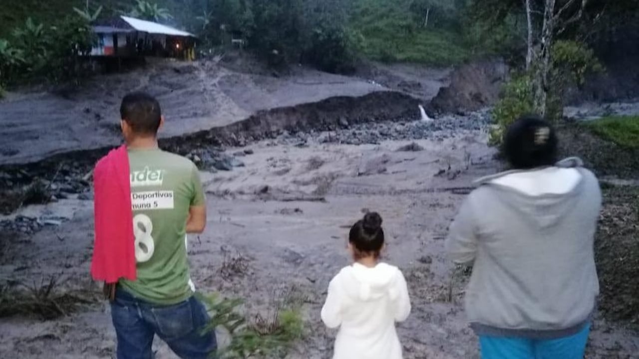 En Mistrató, Risaralda, piden ayuda al Gobierno nacional para atender la grave emergencia que se vive allí por las fuertes lluvias.
