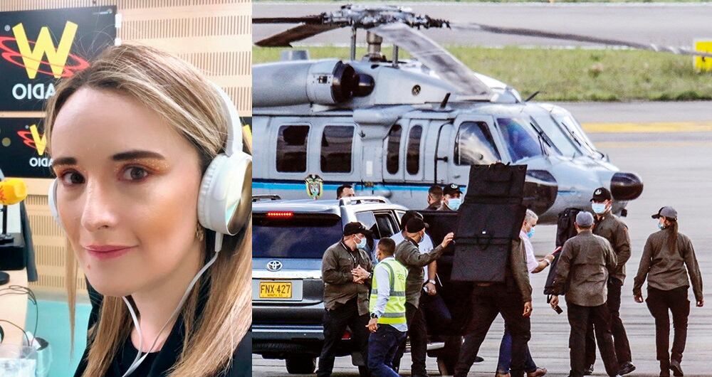 Paola Herrera se burla del atentado al presidente.