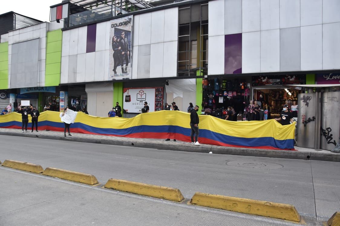 Paro nacional Centro, carrera decima, san victorino