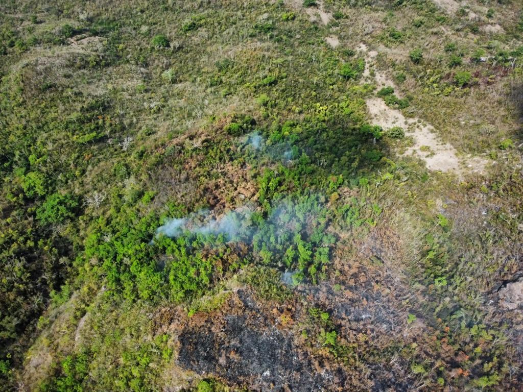 Incendio Forestal en Providencia