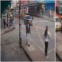 Video: impactante momento en que una mujer sale ‘volando’ tras cometer imprudencia al salir de una estación de TransMilenio