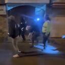 Momento de la captura durante el operativo en Ecuador.