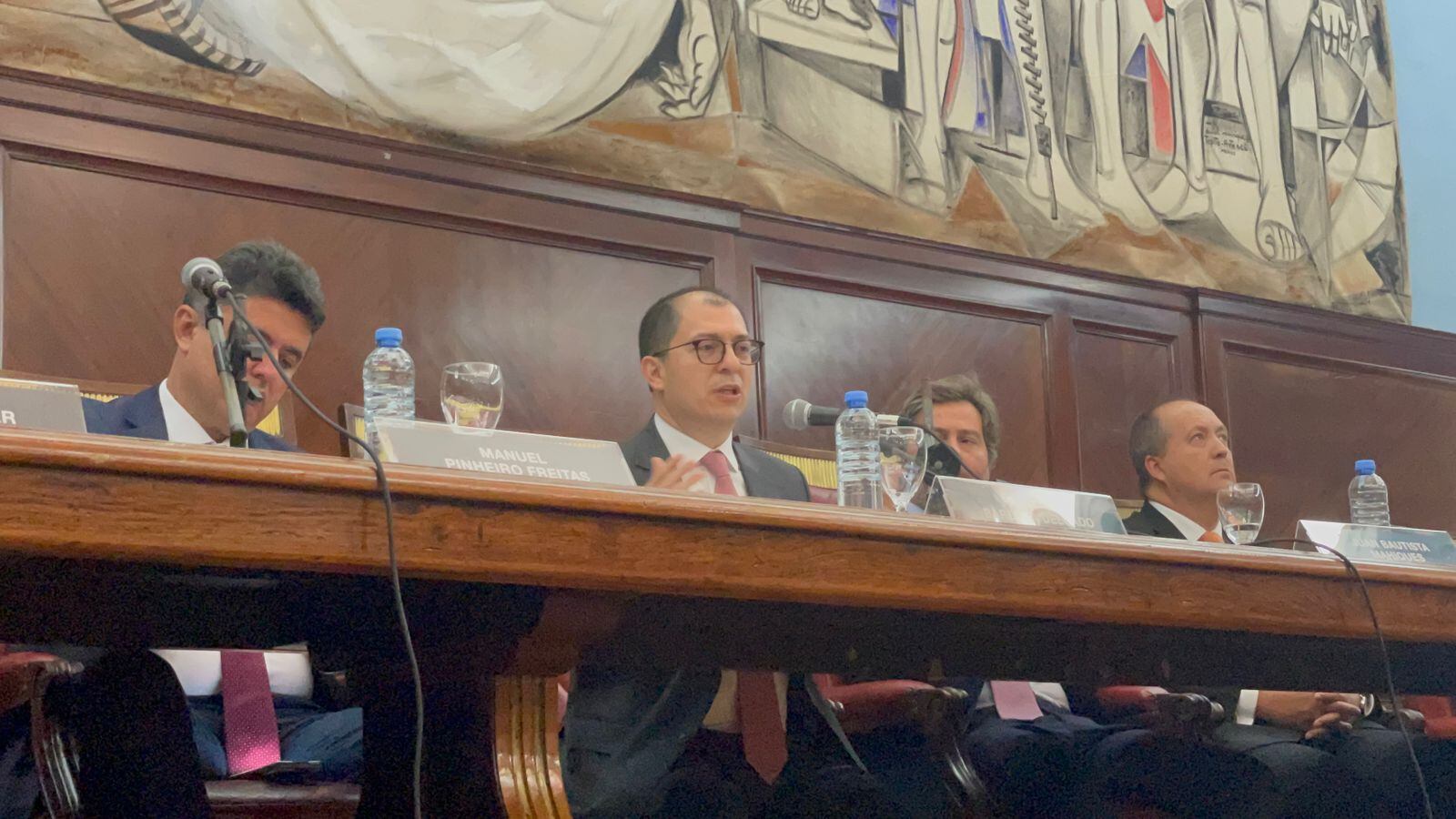 Francisco Barbosa en el evento celebrado en Argentina.