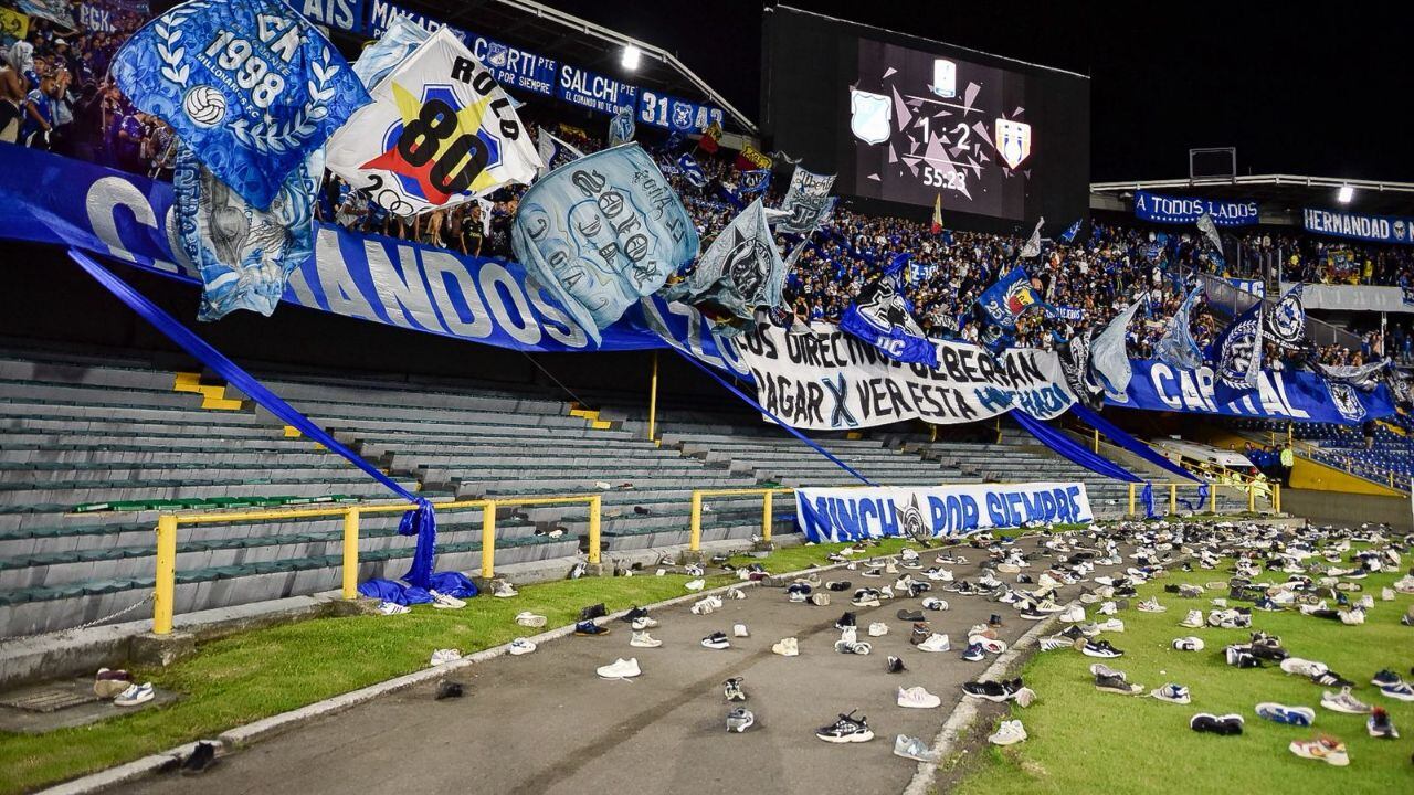 Imagen de lo ocurrido en El Campín.