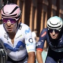 Nairo en el Giro del Emilia.