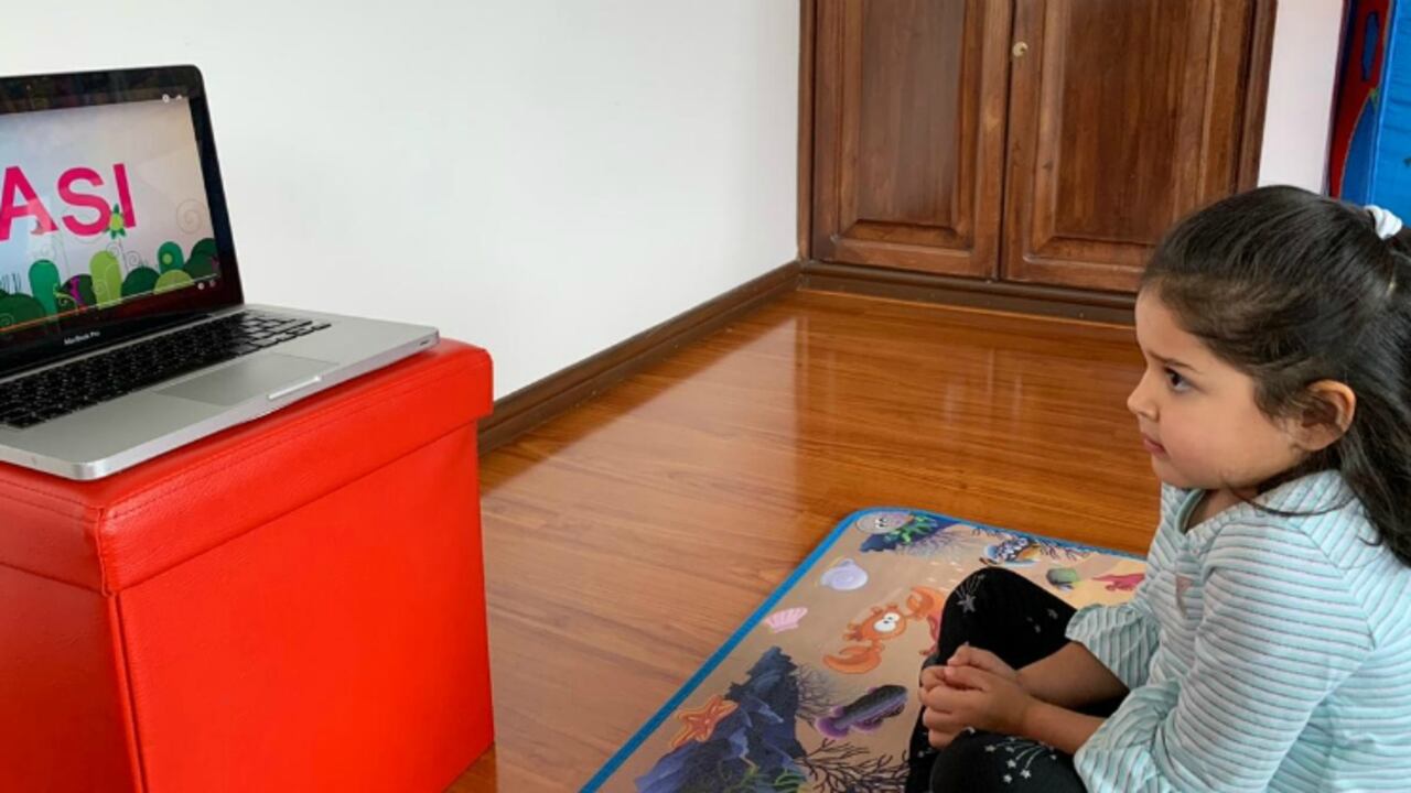 Clases virtuales de la Fundación Batuta. Imagen cortesía de la Fundación.