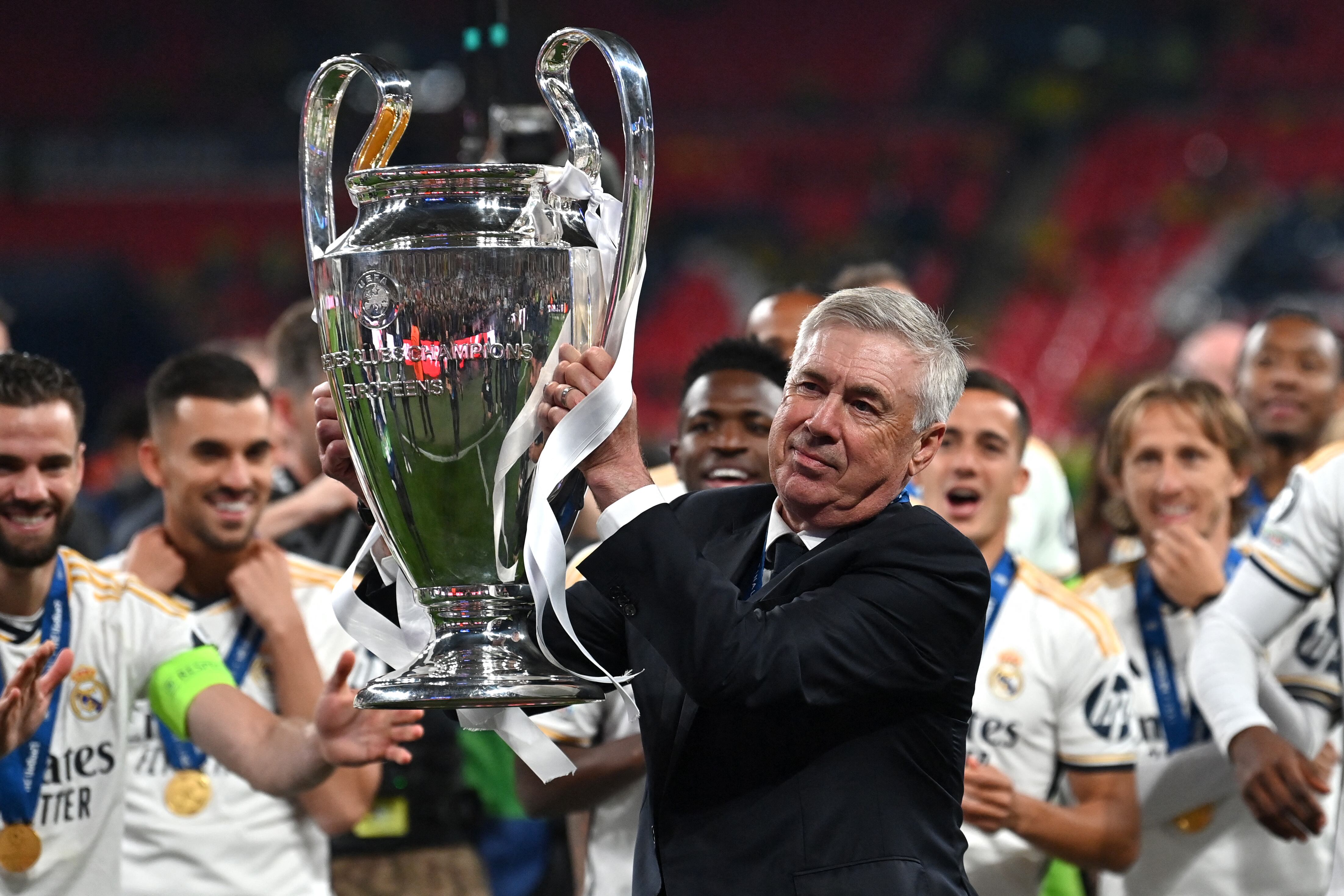 Carlo Ancelotti, técnico del Real Madrid campeón de la Champions League.