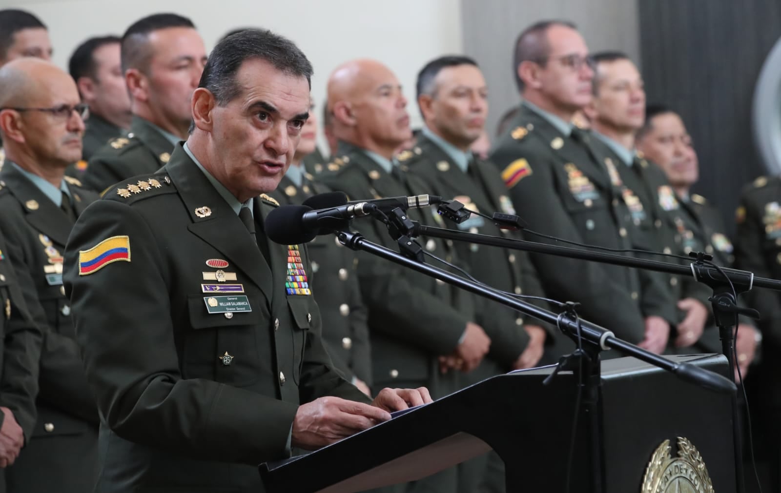 Director de la Policía Nacional, general William Salamanca.