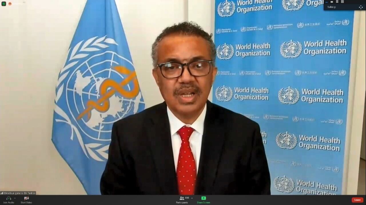 World Health Organization Director-General Dr. Tedros Adhanom Ghebreyesus (Xinhua) (Xinhua/Xinhua via Getty Images)
