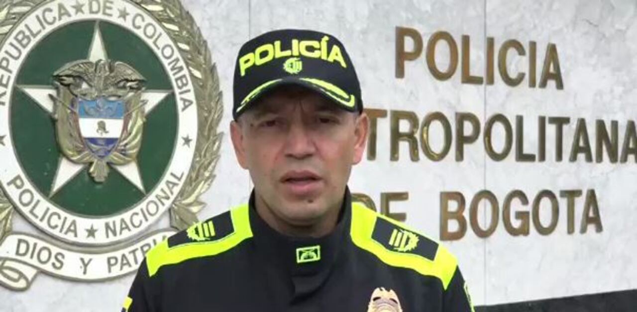 Subcomandante de la Policía de Bogotá, coronel Herbert Benavides
