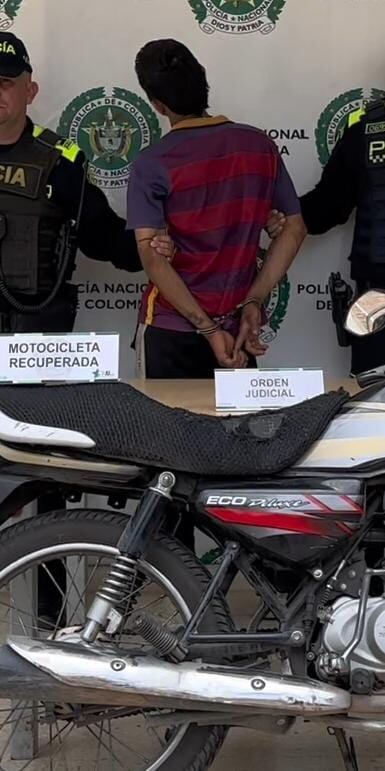 El capturado fue enviado a prisión.