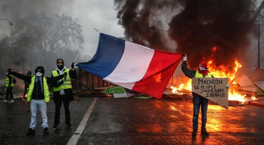 Francia protestas