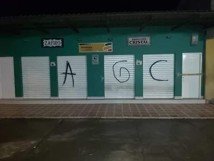 Temor en Urabá y Chocó por grafitis de las AGC