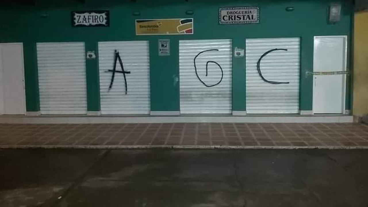 Temor en Urabá y Chocó por grafitis de las AGC