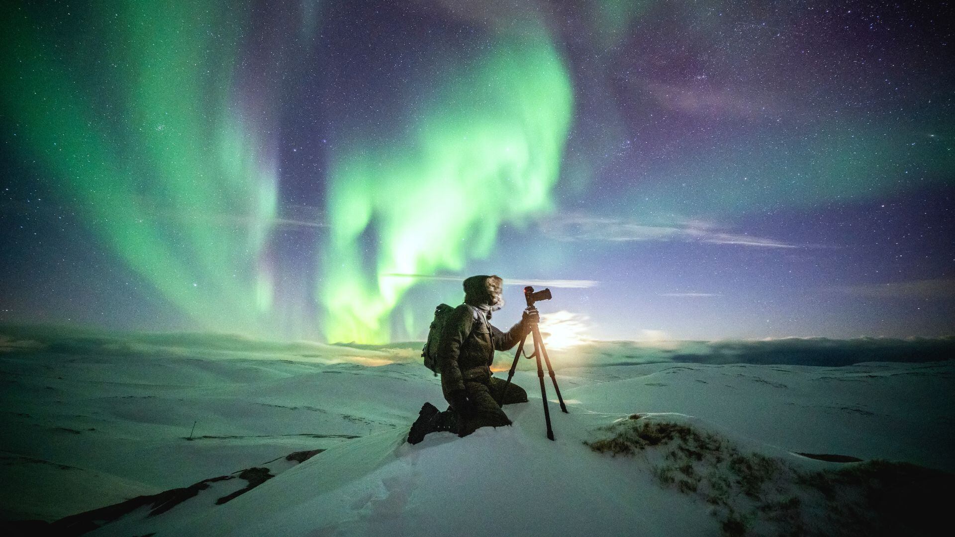 Las auroras boreales son un fenómeno natural que ocurre en las regiones cercanas al Polo Norte.