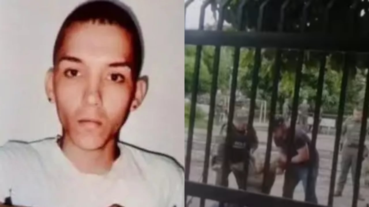 Uniformados de la Policía tuvieron que ayudar a la mujer.