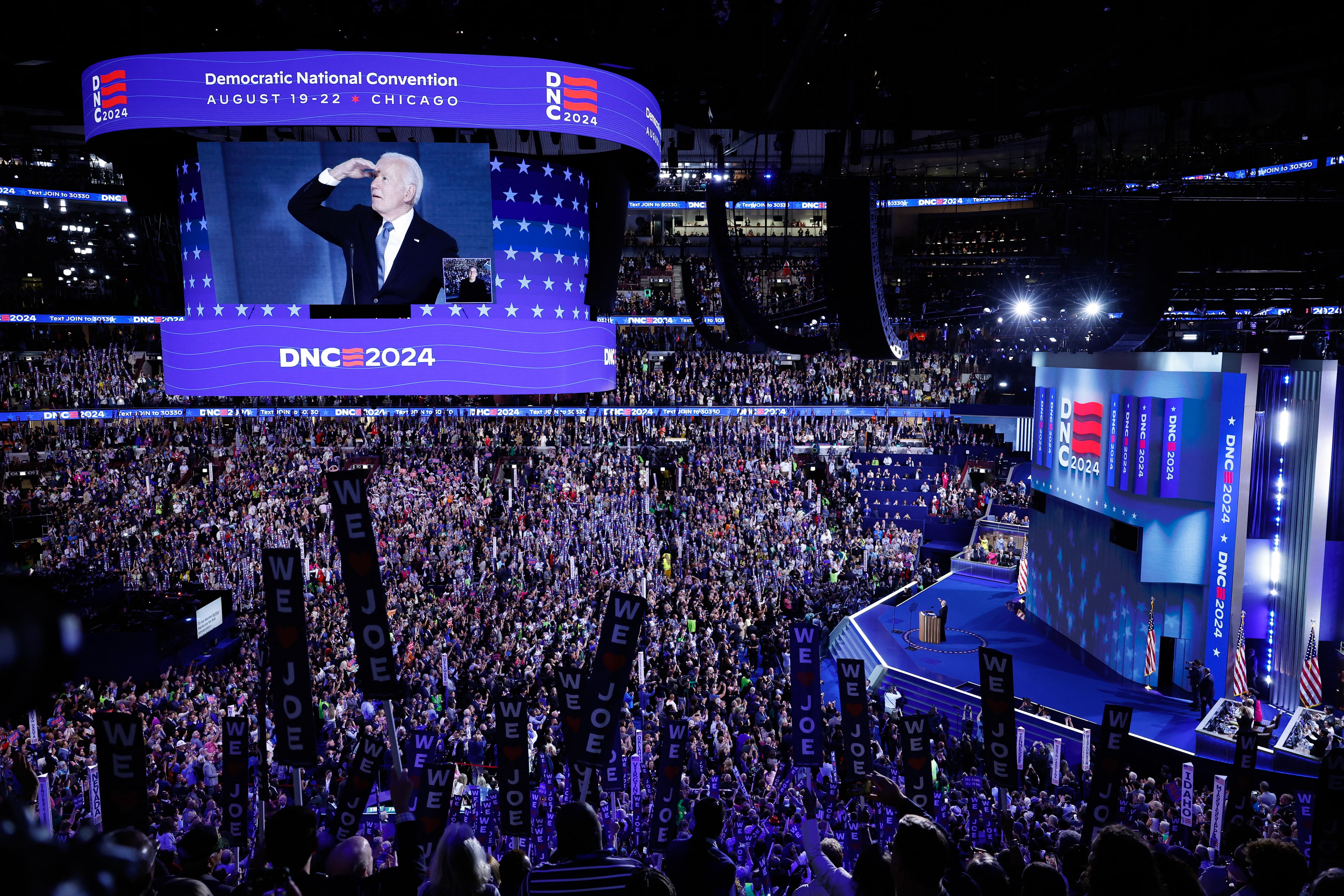 Joe Biden en la Convención Nacional Demócrata