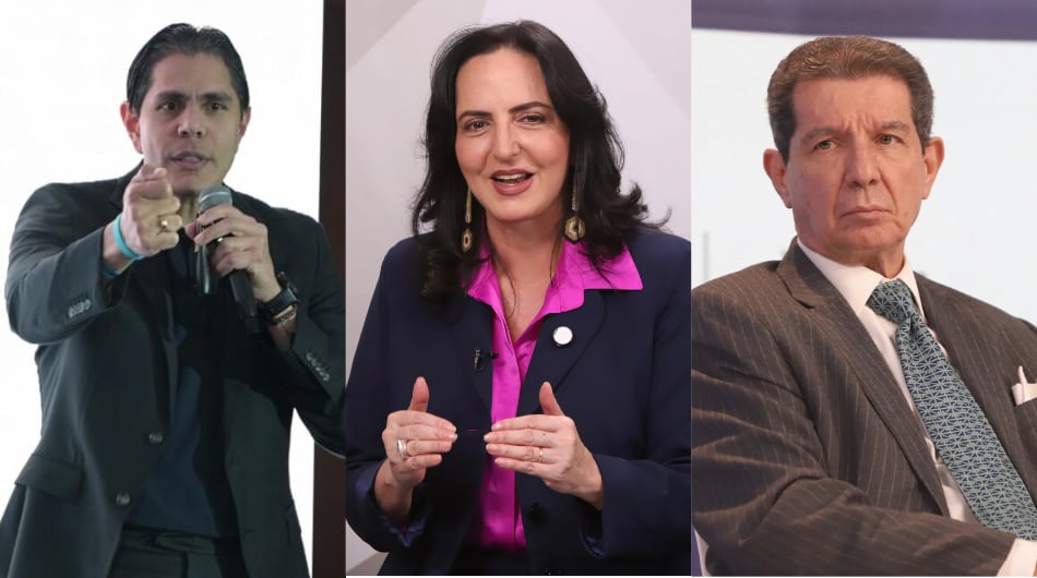 Lester Toledo, María Fernanda Cabal y José Félix Lafaurie.