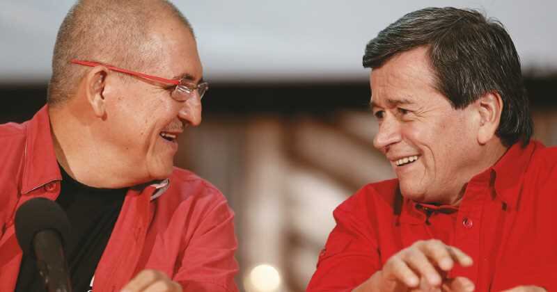 Antonio García y Pablo Beltrán son unos de los principales negociadores de esa guerrilla.