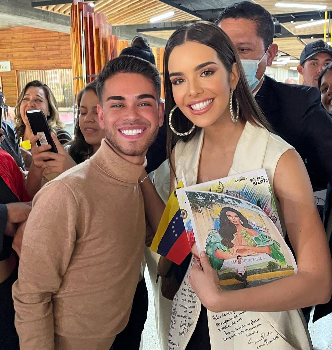 Amanda Dudamel y Edgar Lira