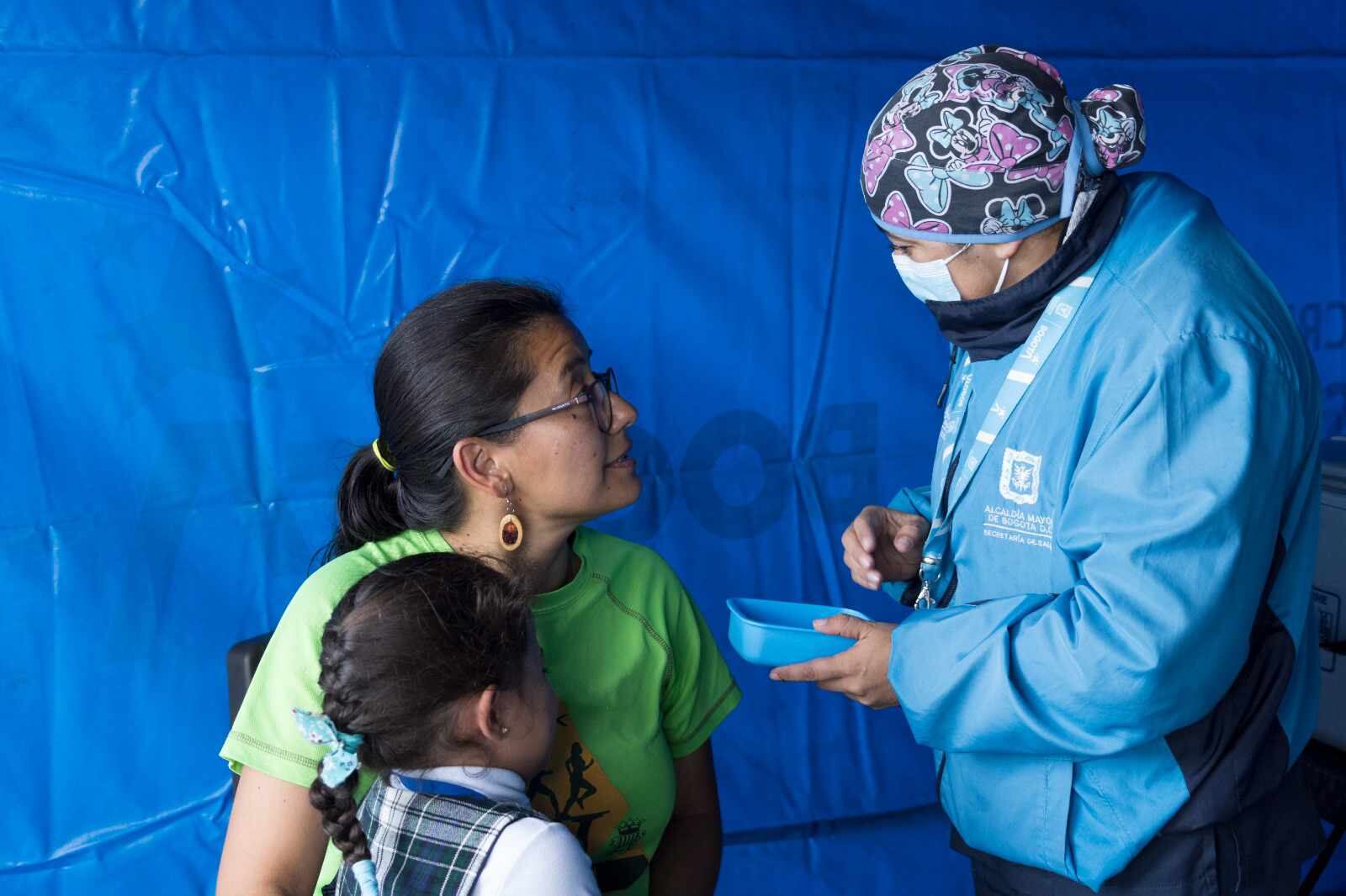 Vacunación en Bogotá