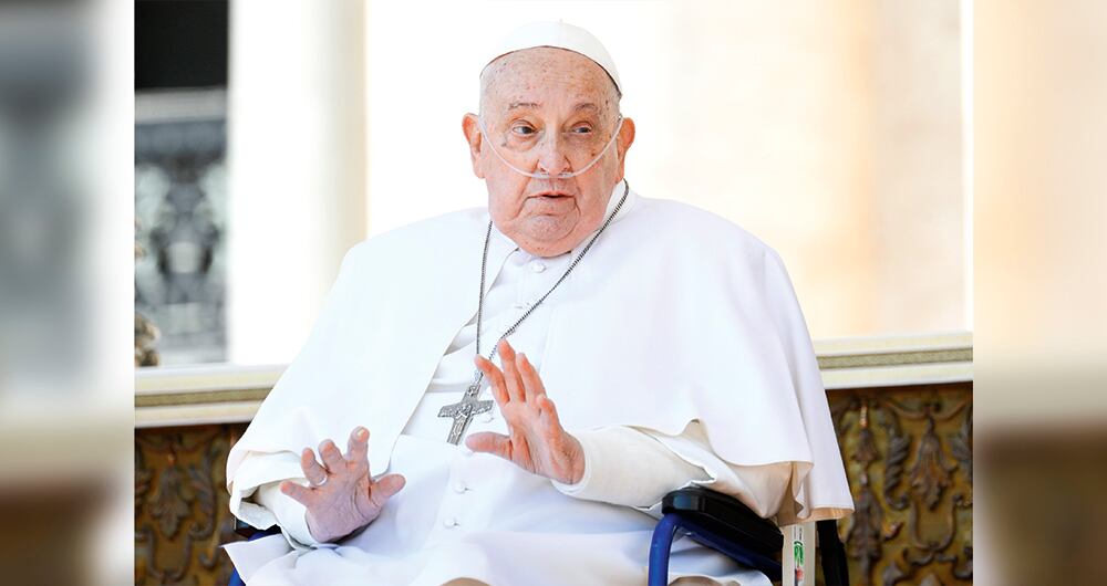El pontífice sorprendió a sus fieles en una aparición pública que no había sido anunciada.