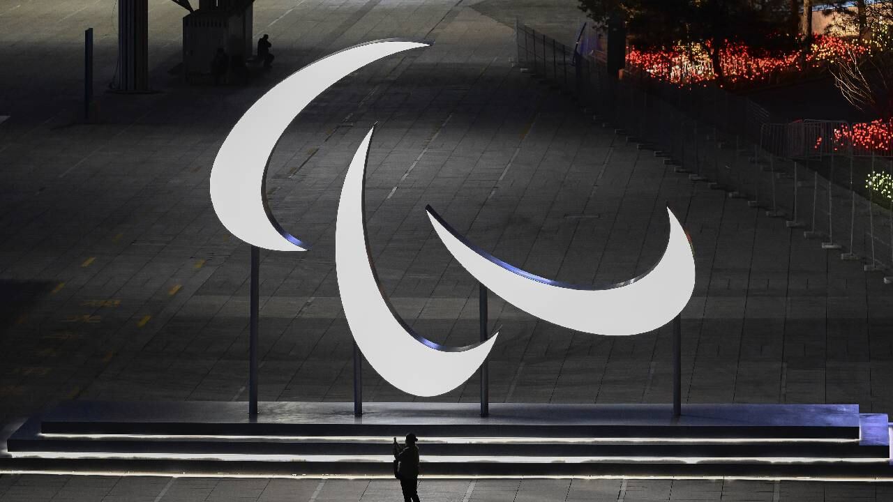 Logo Comité Paralímpico Internacional ubicado en la ciudad de Beijing.