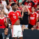Jhon Durán con el Benfica