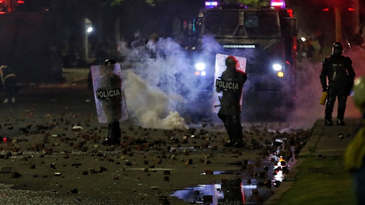 Esmad durante las protestas del año 2021.