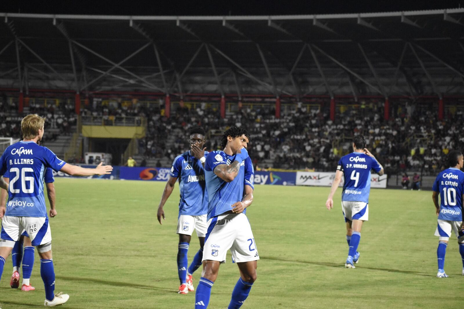 Juan Carlos Pereira marcó uno de los goles del partido.