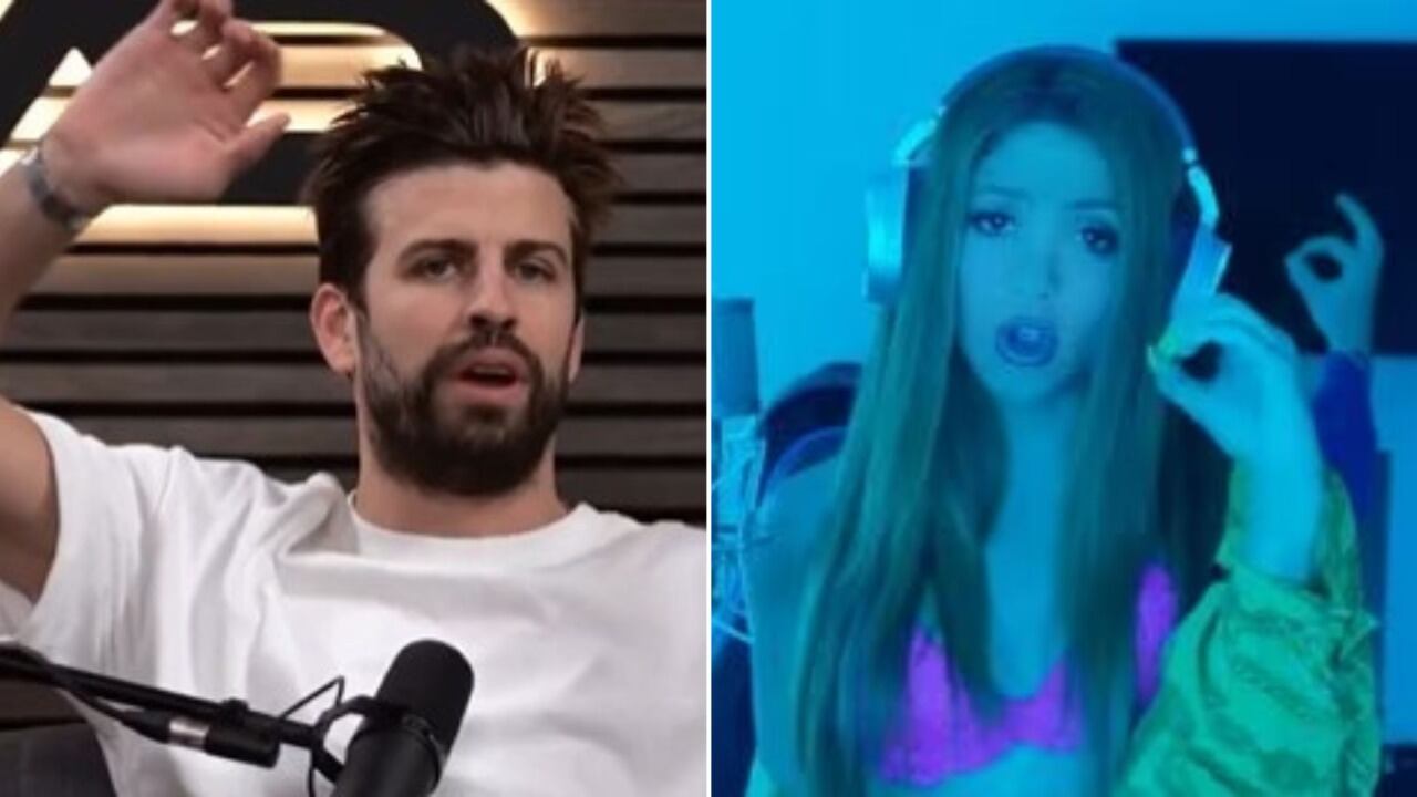 Pique y Shakira en su tiradera